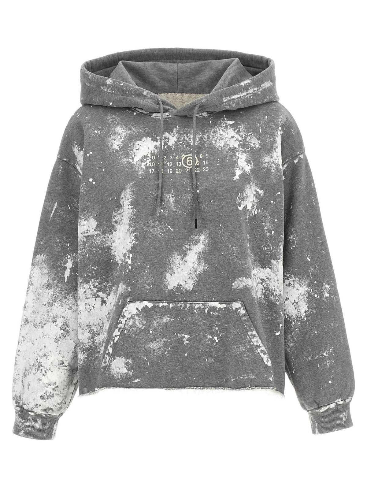 Maison Margiela Beige Cotton Pullover Hoodie for Women