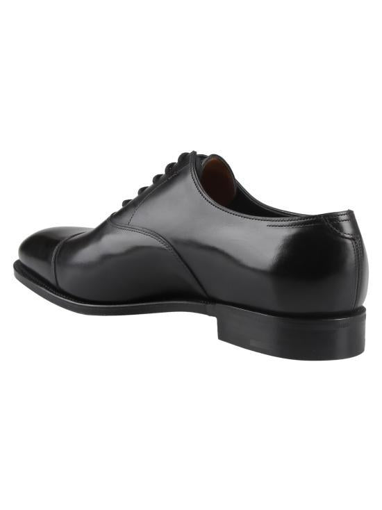 JOHN LOBB Black Leather Dress Shoes