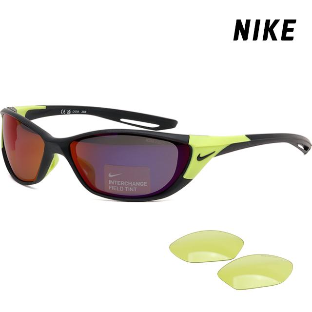 Nike John E Sunglasses with Replacement Lenses for Day/Night Running DZ7357 011