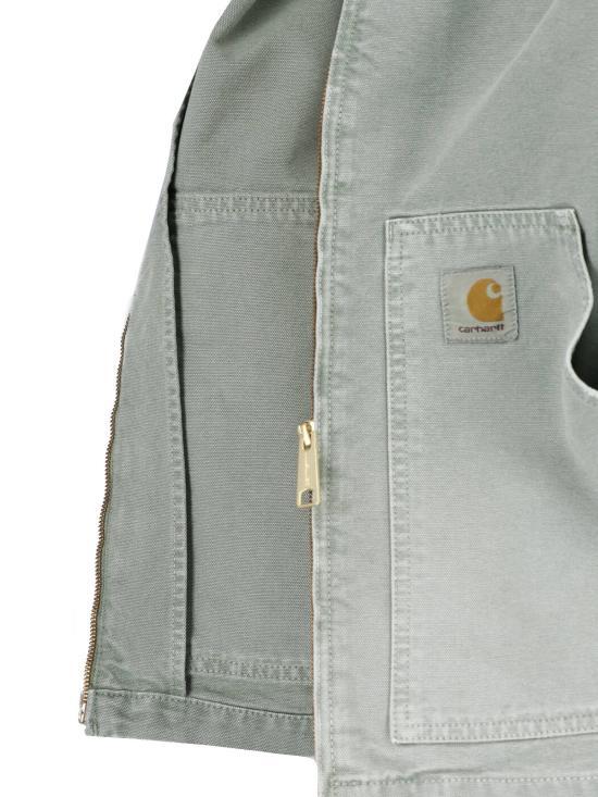 CARHARTT WIP Shady Green Destroy Wash Denim Jacket