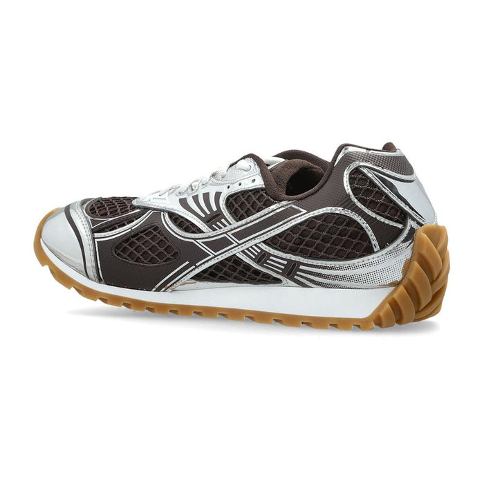 Bottega Veneta Orbit Brown Leather Low-Top Sneakers for Men