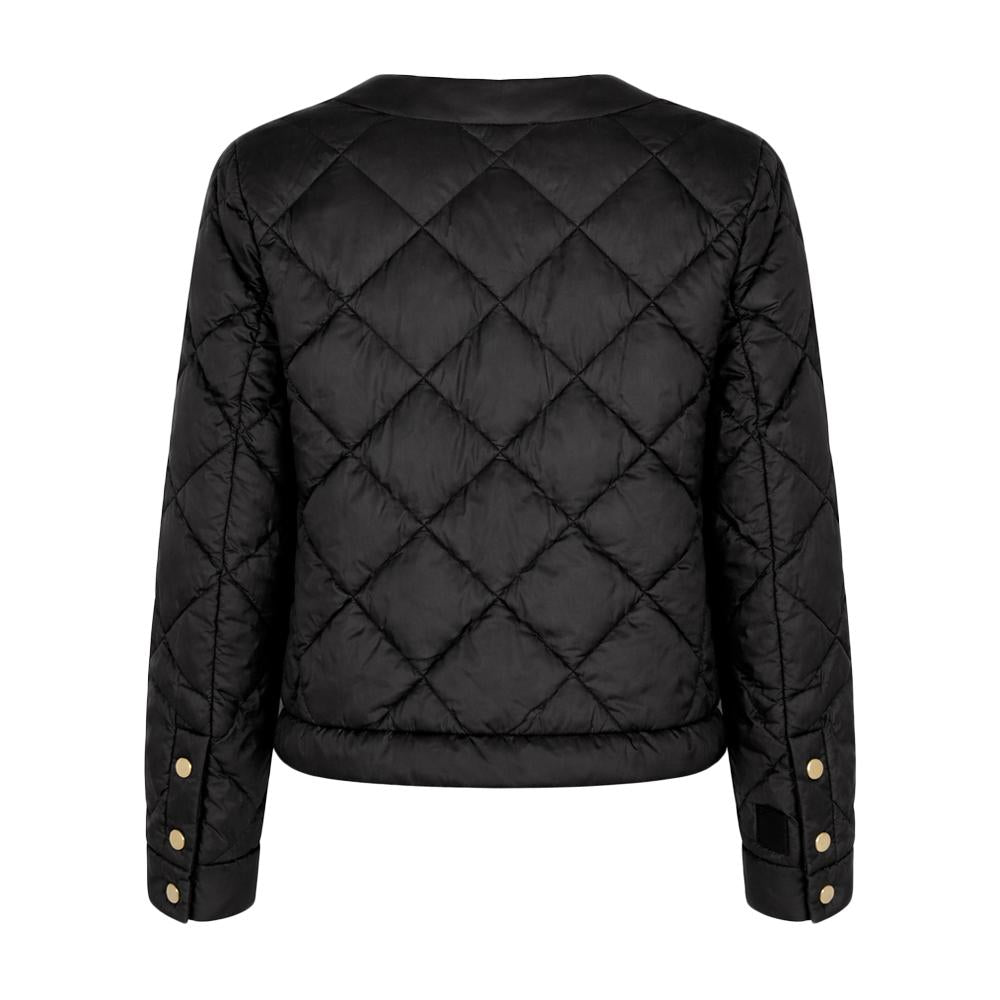 Max Mara Black Crewneck Lightweight Padded Jacket 261948 1014 002