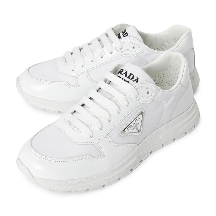 PRADA Men’s Low-Top Sneakers Black Leather