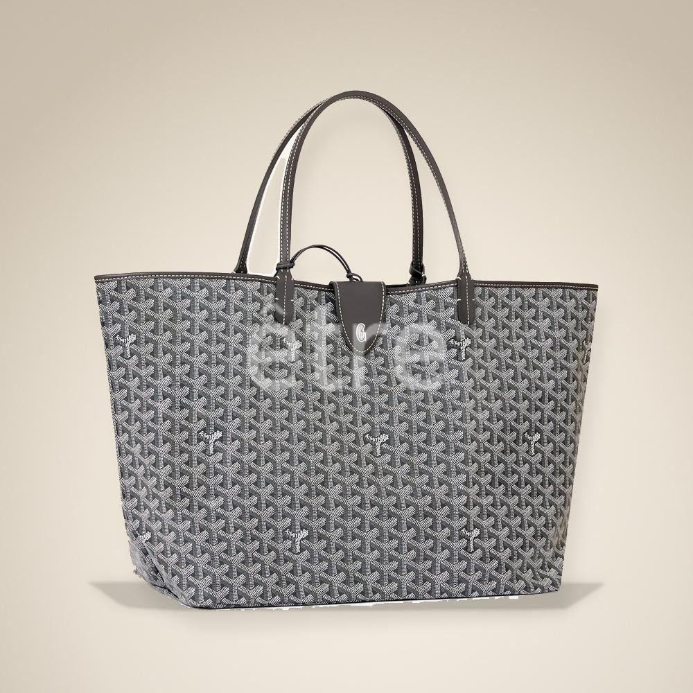 GOYARD Saint Louis GM Gray Tote Bag for Women