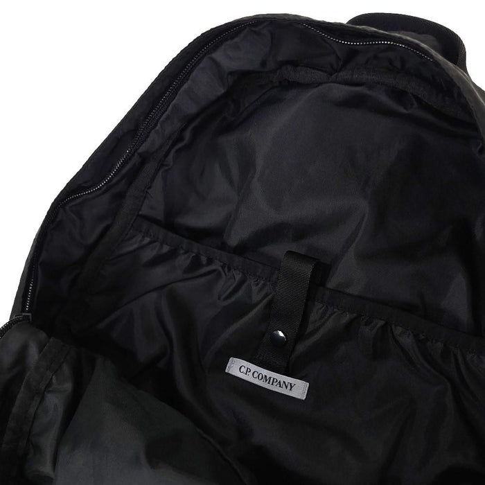 CP Company Nylon B Lens Backpack Black Backpack