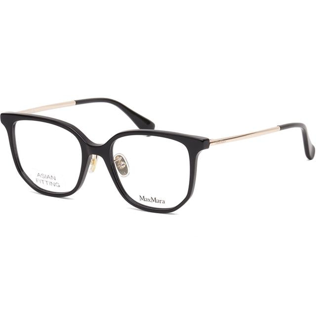 Max Mara Asian Fit Acetate Full-Rim Eyeglass Frames Unisex MM5040D 001