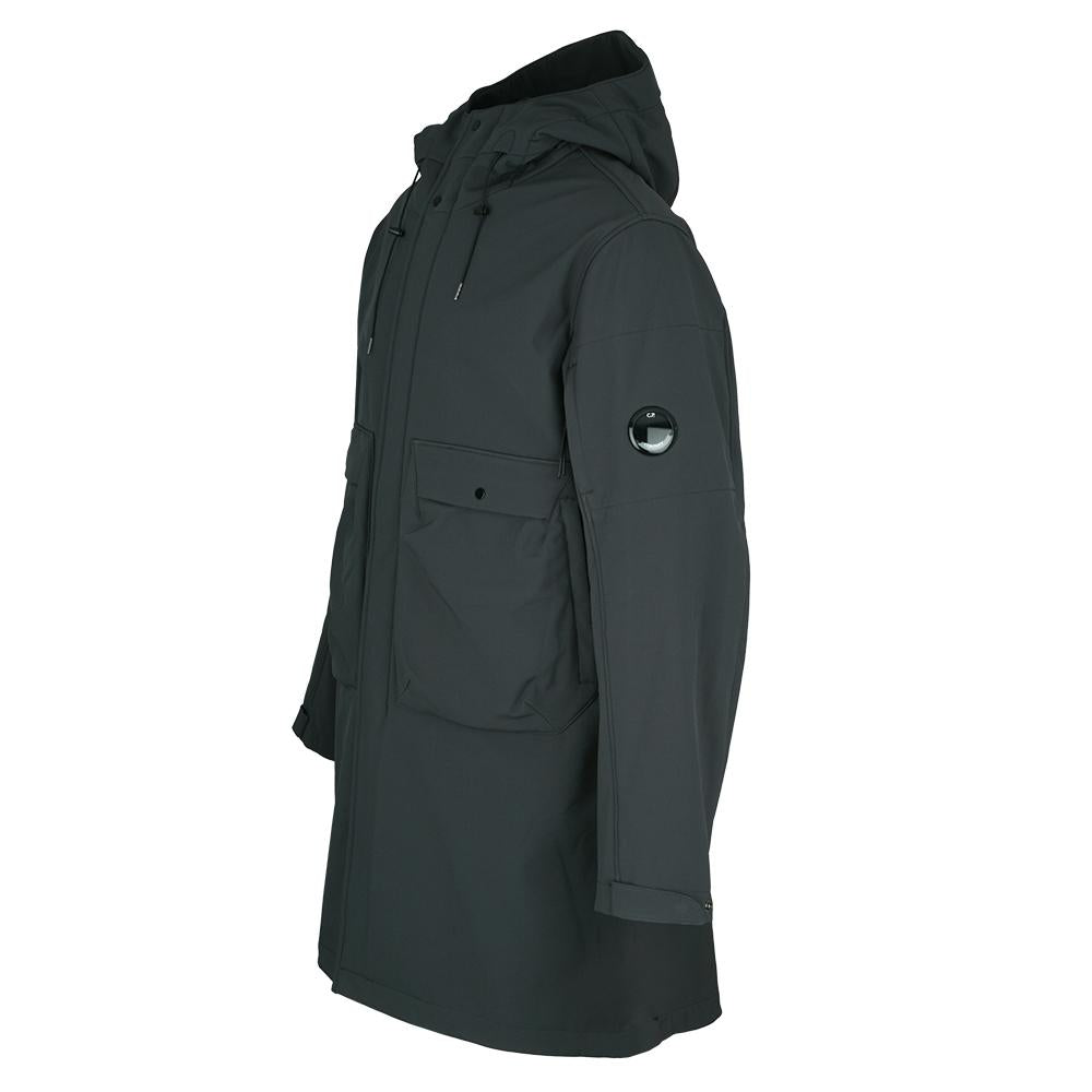 CP Company Shell Fleece Lined Long Coat 17CMOW008A 006097A 995