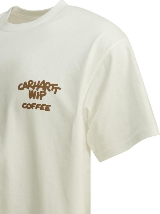 CARHARTT WIP White Short Sleeve T-Shirt Men’s Cotton Tee
