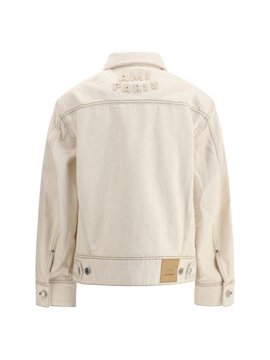 AMI Denim Jacket Women’s Blue Classic Fit