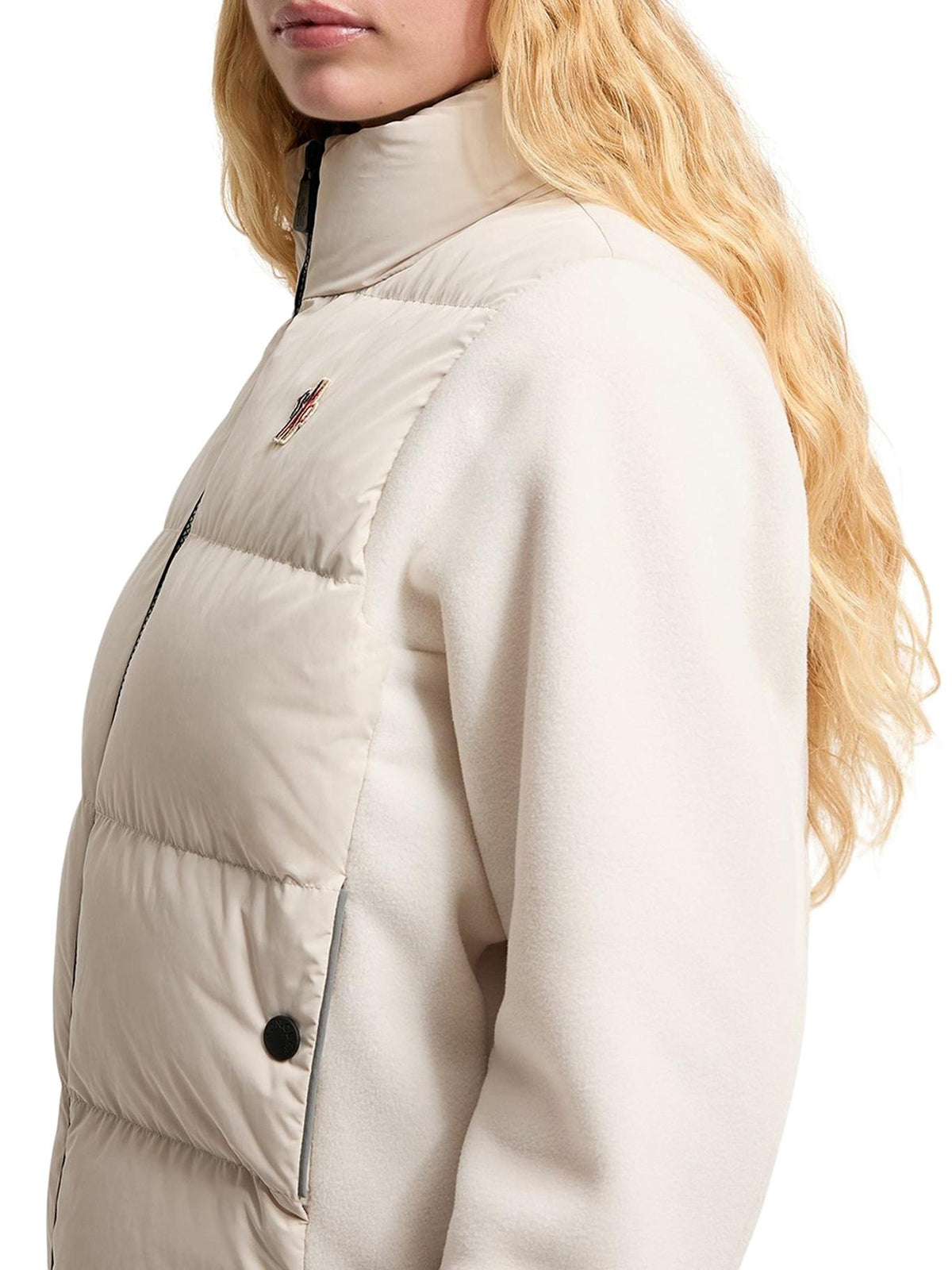 Moncler Light Beige Down Puffer Jacket for Women