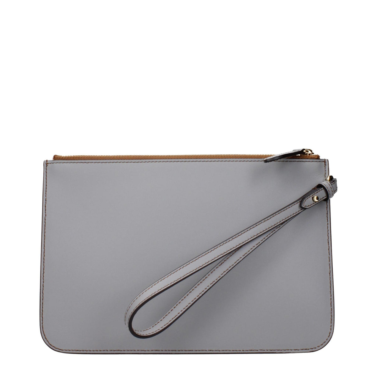 BURBERRY Black Leather Zip Pouch