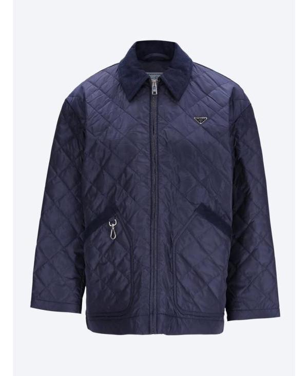 PRADA Re-Nylon Bomber Jacket 292329 1WQ9 F0AIN