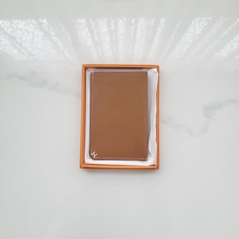HERMES H Sellier Card Holder Wallet Gold H084859CA37