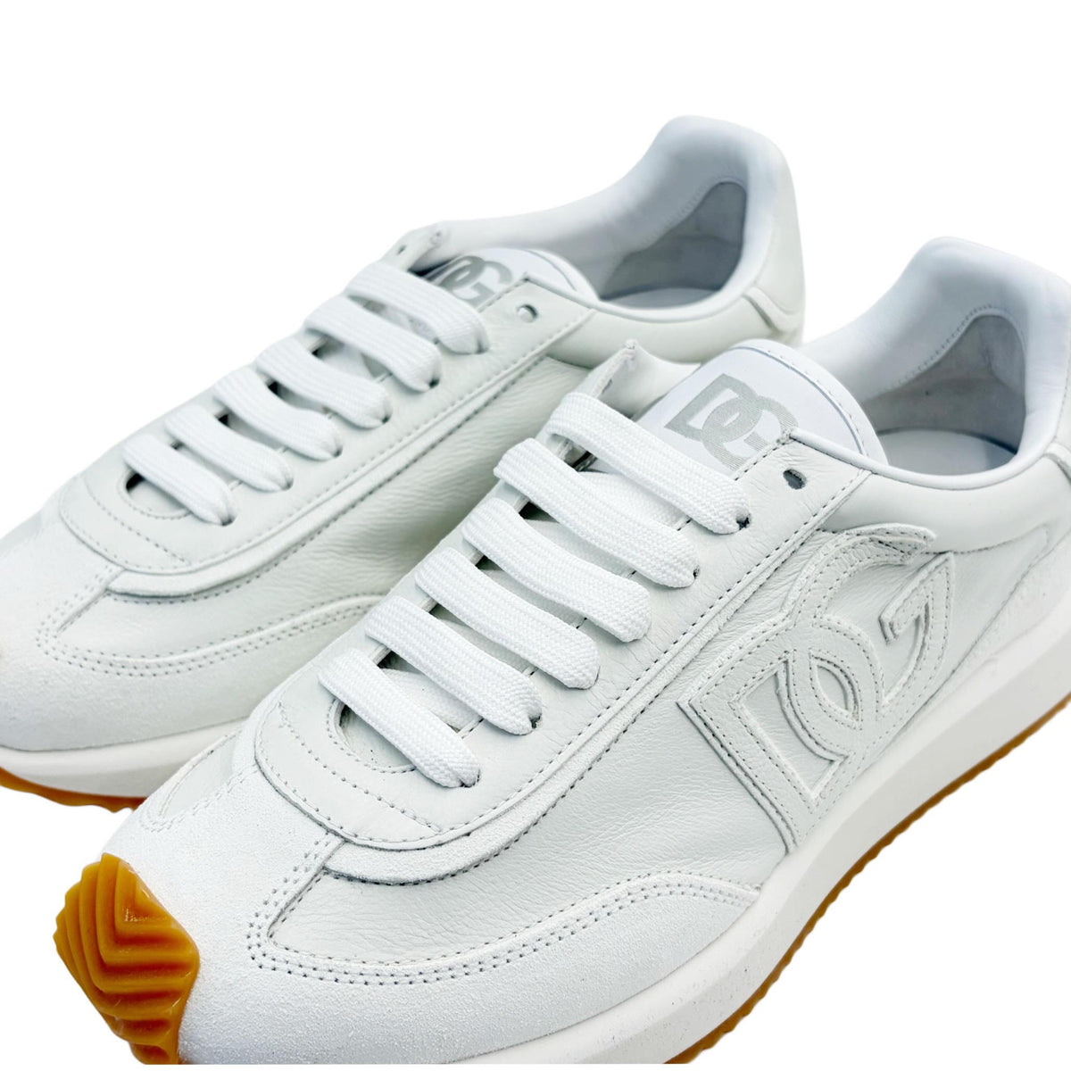 Dolce&Gabbana Embossed Calfskin Low-Top Sneakers for Men CS2288 A0124 89642