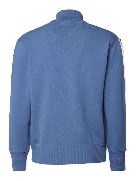 AUTRY Mens Bomber Jacket JAPM24KN KNIT INDIGO DOM