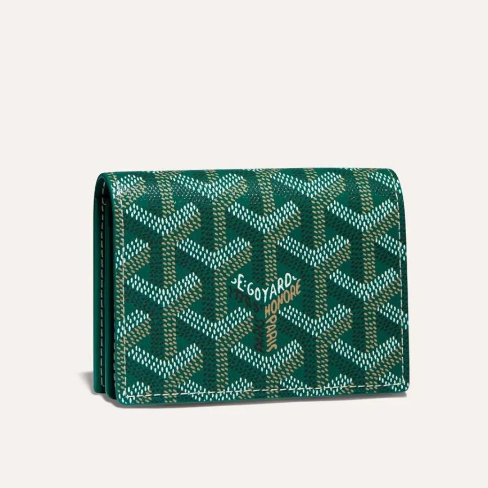 GOYARD Goyardine Canvas Card Holder Unisex Business Card Wallet