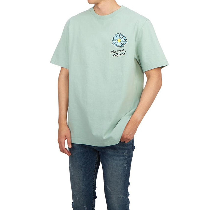 Maison Kitsune Floating Flower Men’s Short Sleeve T-Shirt
