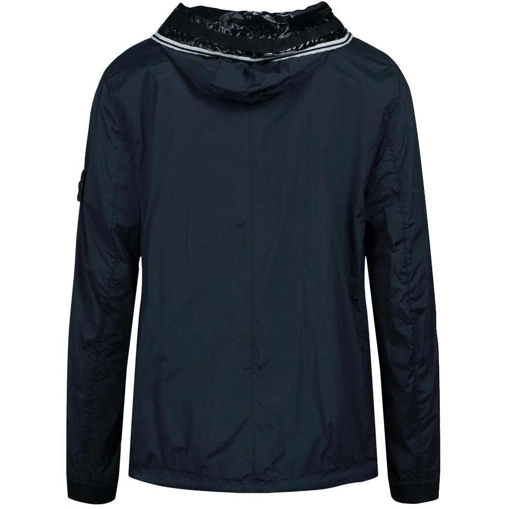 STONE ISLAND Skin-Touch Hooded Jacket Black Men’s