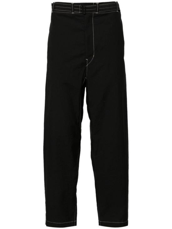 Lemaire Black Straight Classic Pants PA1085LF1234999