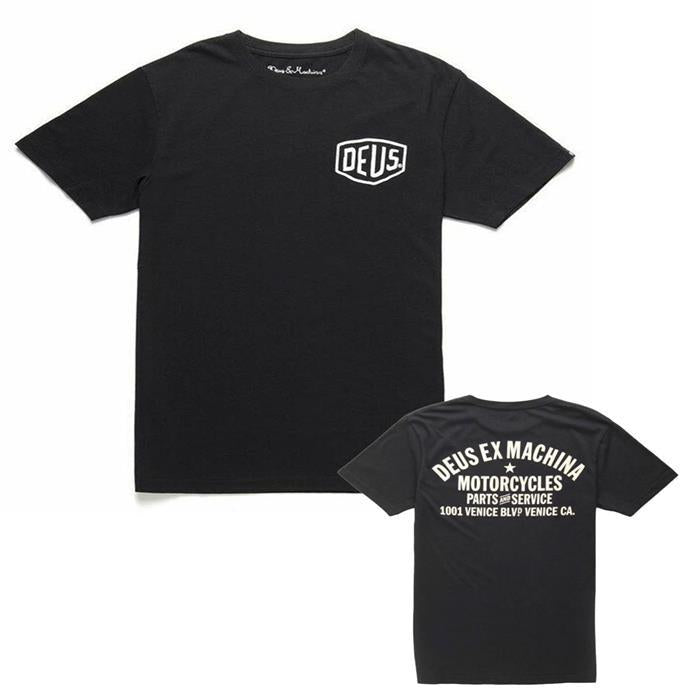 Deus Ex Machina Venice Address Graphic T-Shirt Black Unisex