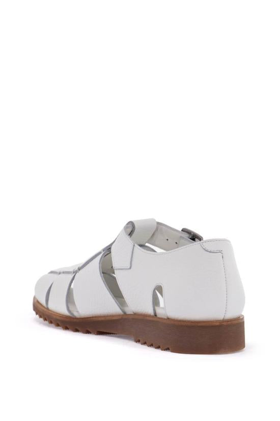 PARABOOT White Leather Sandals/Slippers