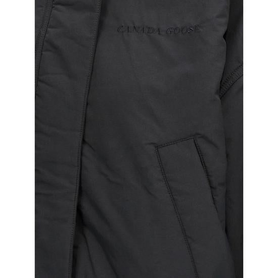 Canada Goose Black Short Down Puffer Jacket for Men 7068 W9381