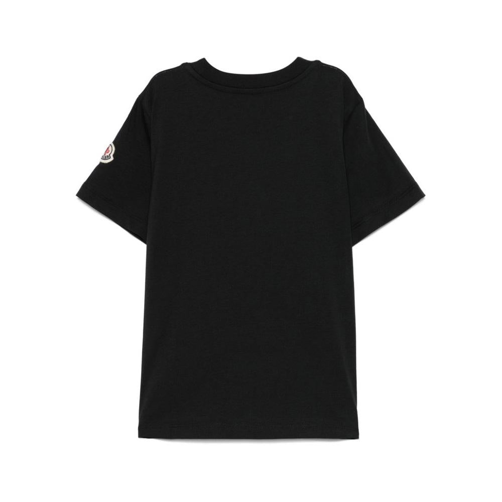 Moncler Kids Womens Printed T-Shirt 8C000 14 89AFV 999