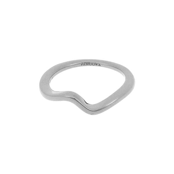 PANDORA Moments Polished Wave Silver Ring 193095 C00