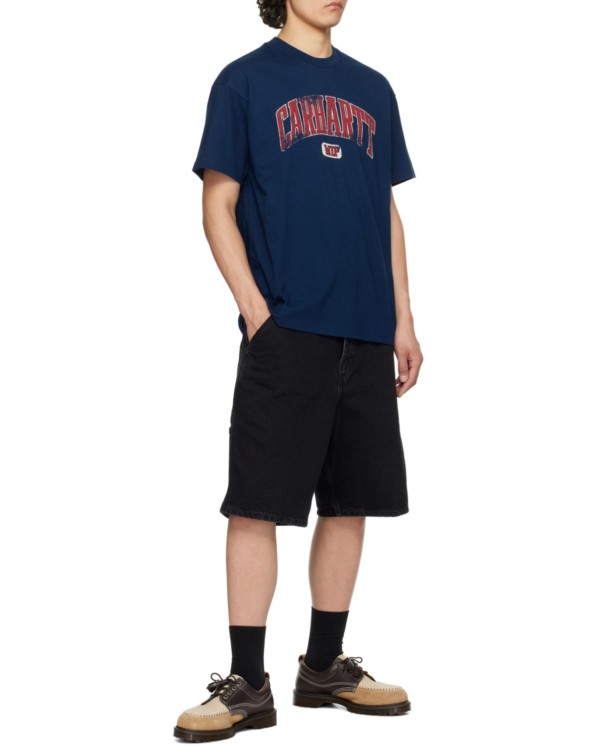 CARHARTT WIP Lecture Short Sleeve T-Shirt Ink I034766 E74G