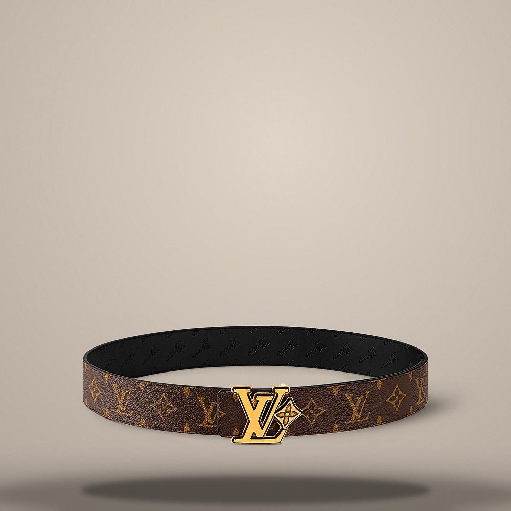 Louis Vuitton Monogram Reversible LV Flower 40mm Belt M4061