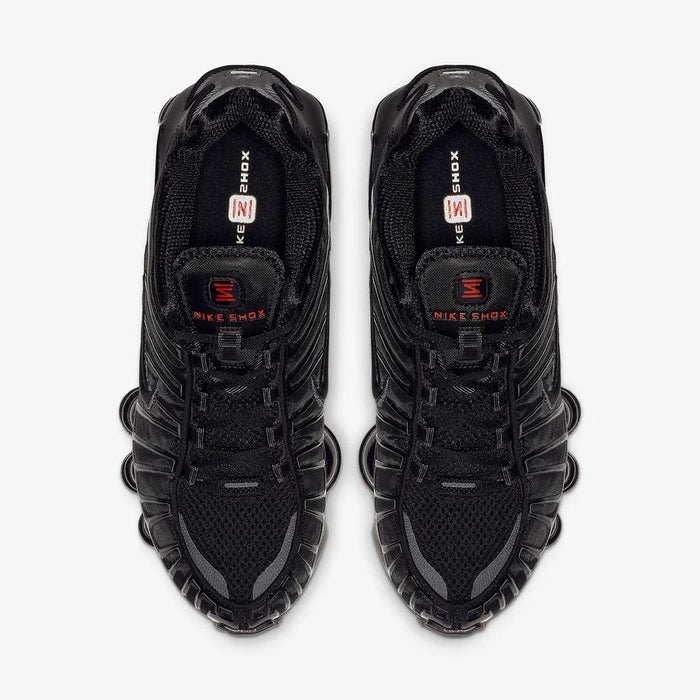 Nike Black/Max Orange Shox TL Low-Top Sneakers AR3566 002