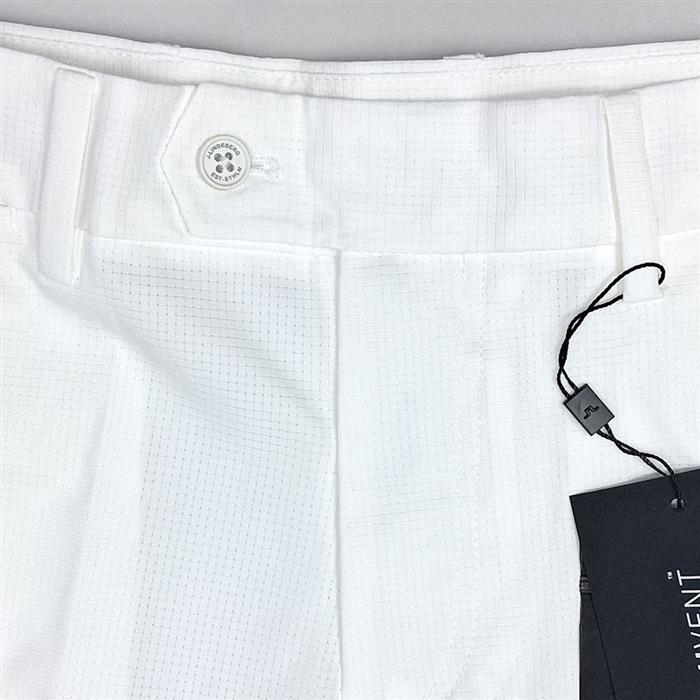 J LINDEBERG Men's Vent Slim Fit White Shorts