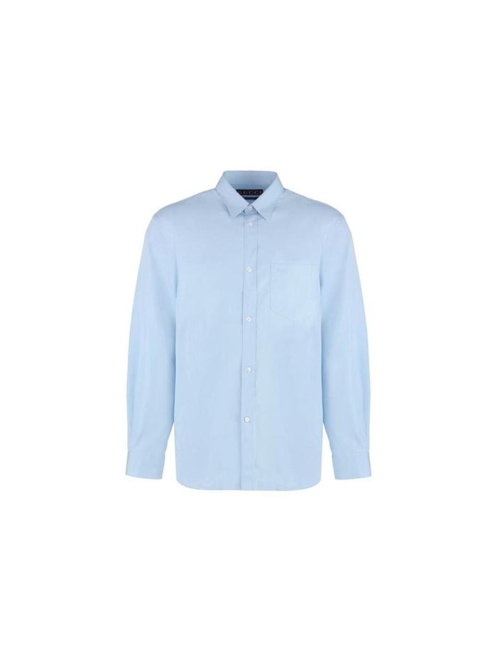 GUCCI Cotton Poplin Long Sleeve Shirt