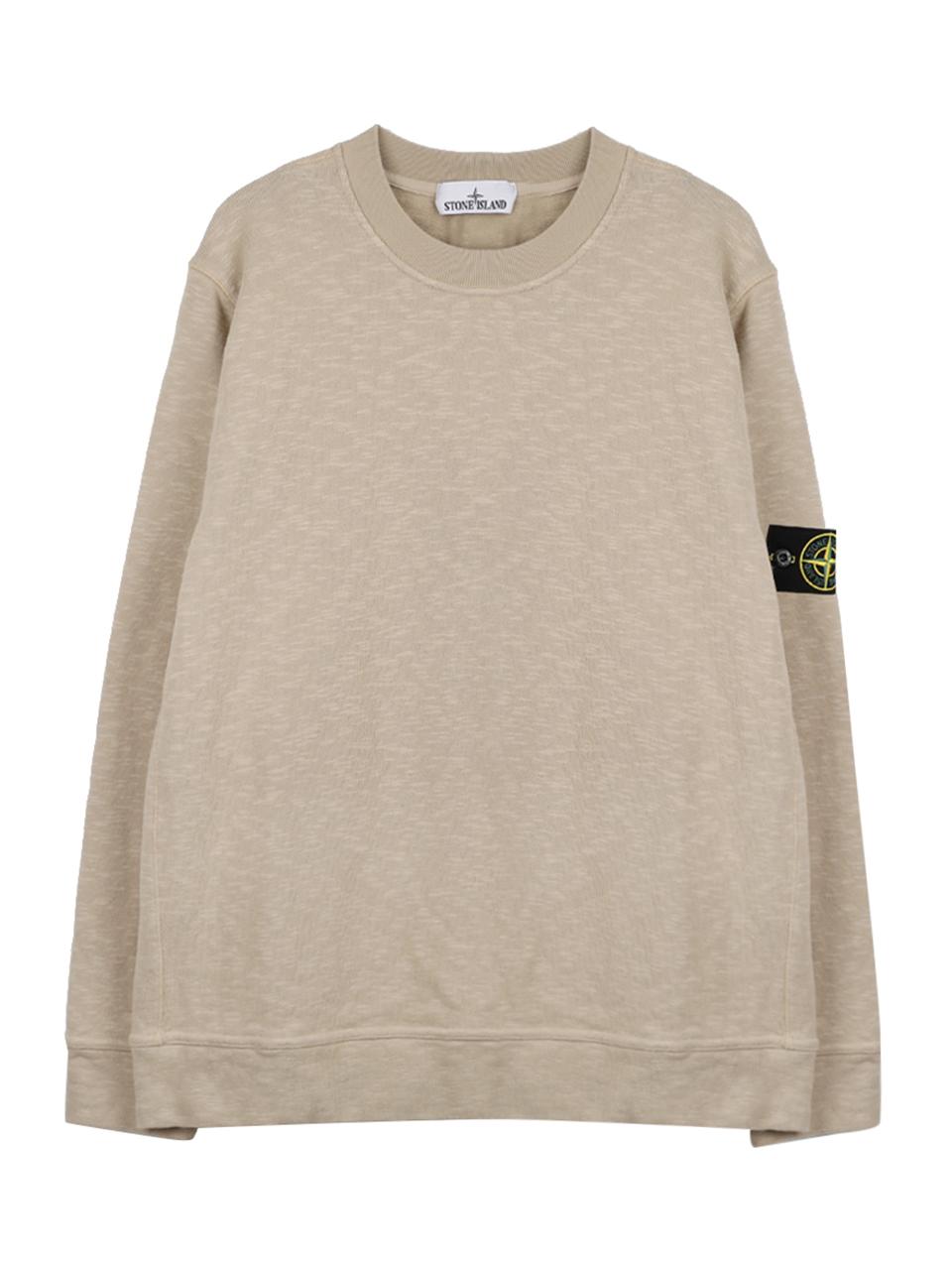 STONE ISLAND Crewneck Sweatshirt Men Cotton Black K2S156100053 S0238 V009A