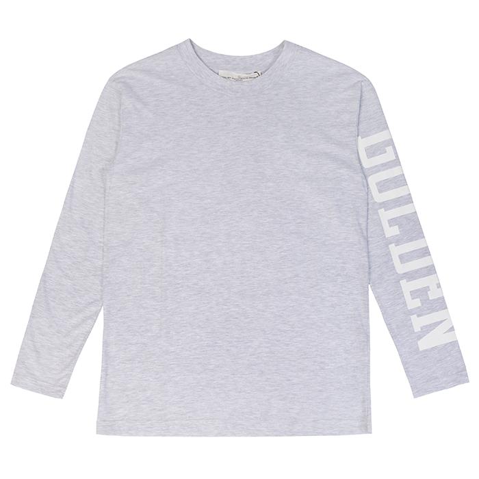 GOLDEN GOOSE Logo Melange Gray T-Shirt