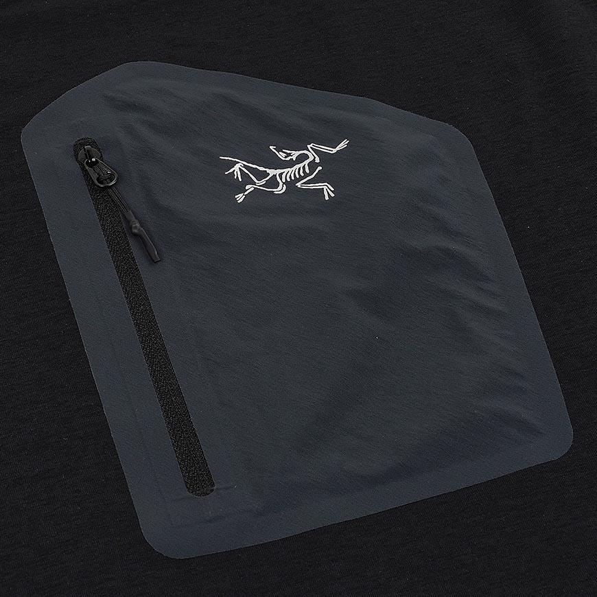 ARC`TERYX Men’s Ciel Pocket T-Shirt Black Grey