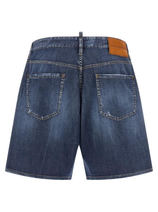 Dsquared2 Denim Short Pants Men’s Shorts S71MU0885 S30341 470 BLUE DOM