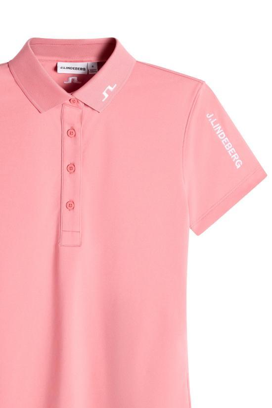 J LINDEBERG Flamingo Plume Polo Shirt for Women GWJT 14814 S226