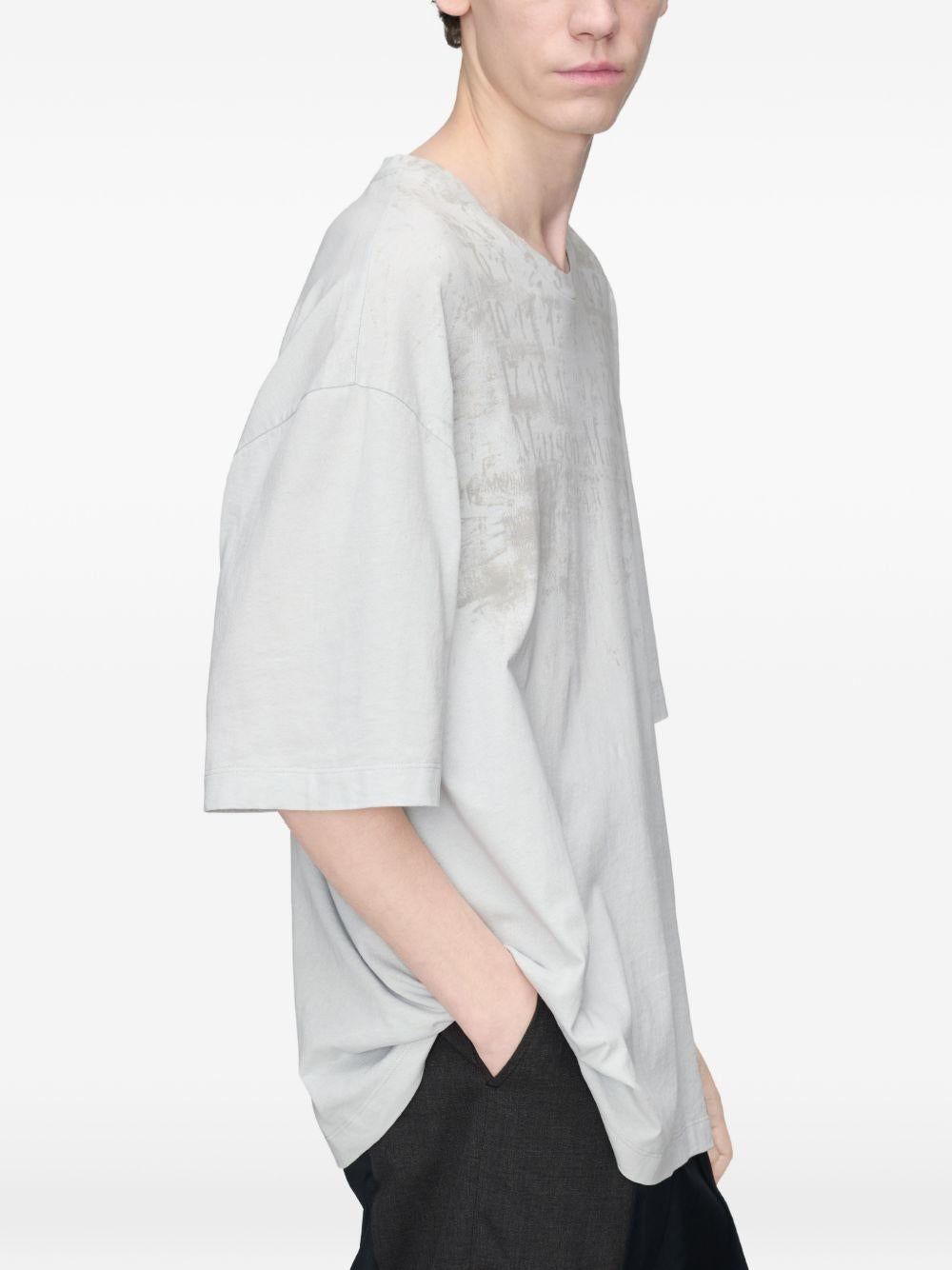 Maison Margiela Short Sleeve Cotton T-Shirt Black Men