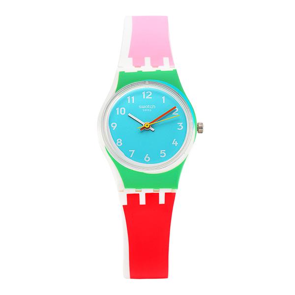 Swarovski Women’s Rubber Strap Watch LW146