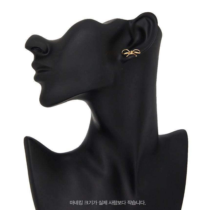 Ferragamo Bow Earrings Unisex Jewelry 760949 0791133