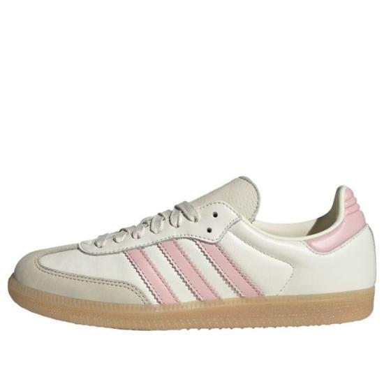 Adidas Samba OG Sneakers for Men IH9059 Off White Sandy Pink Gum DOM