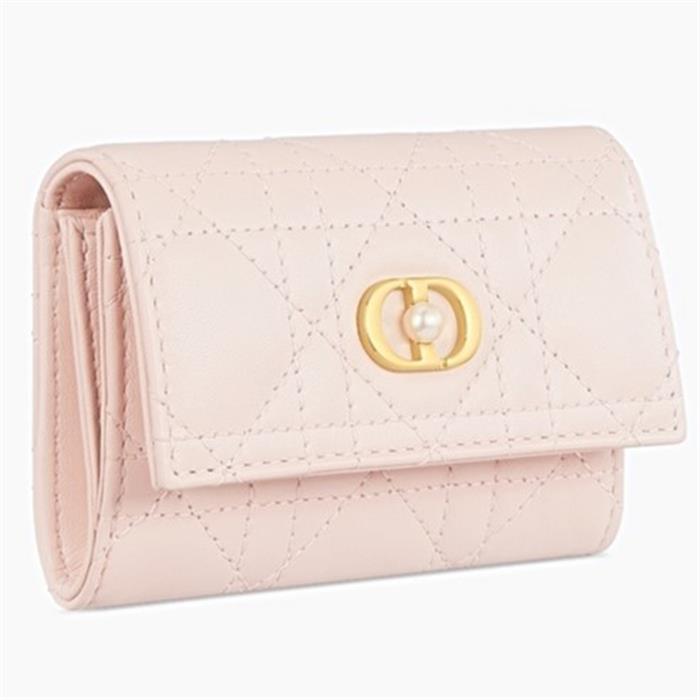 DIOR Jolie Glycine Leather Compact Wallet S3102UNJB M413