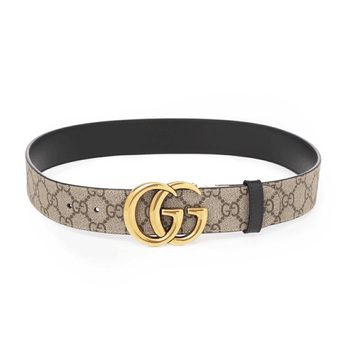 GUCCI GG Marmont Leather Belt Unisex 659417