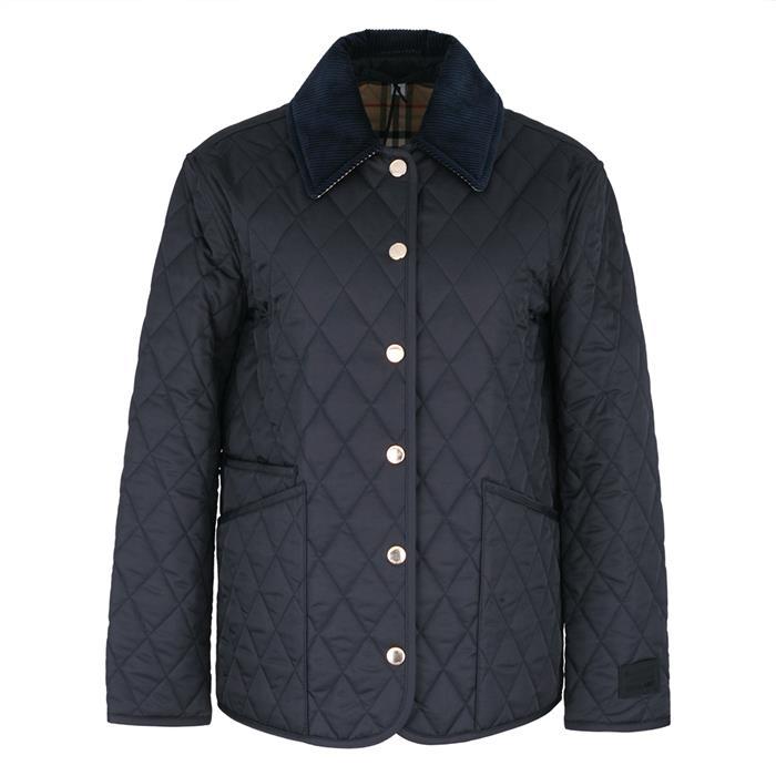 BURBERRY Women’s Quilted Navy Jacket