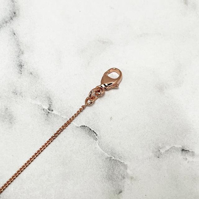 Saint Laurent Opium YSL Logo Charm Bracelet Rose Gold
