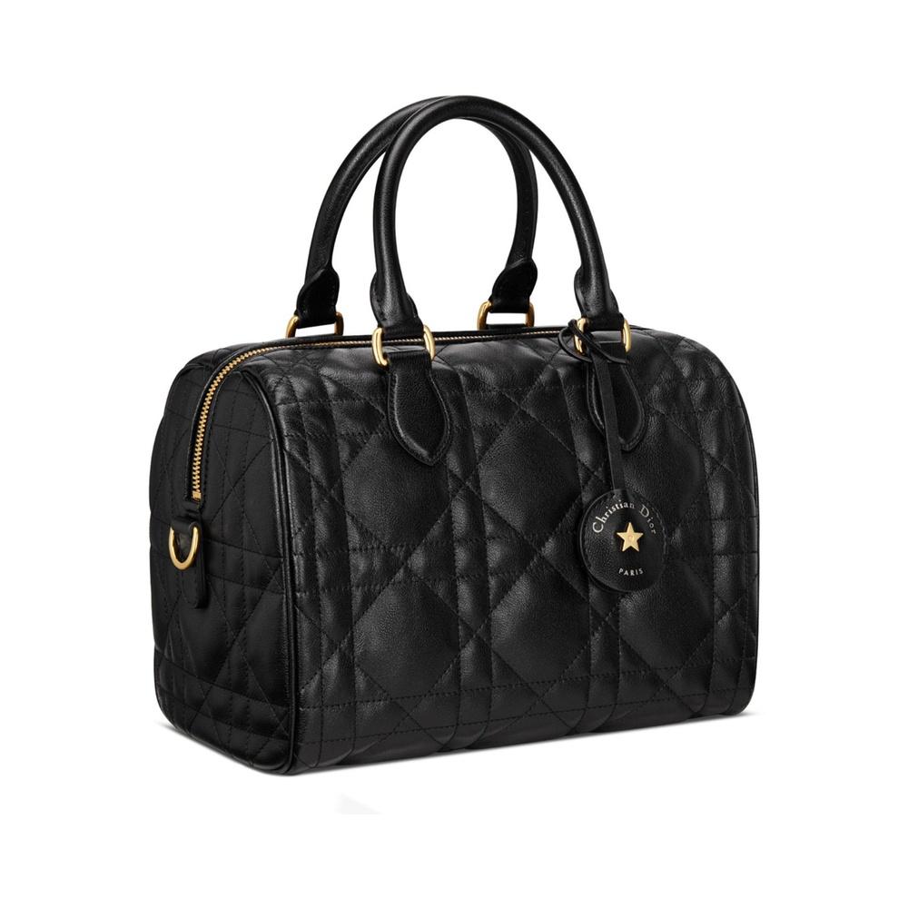 DIOR Groove 25 Soft Tote Bag Black Leather Tote