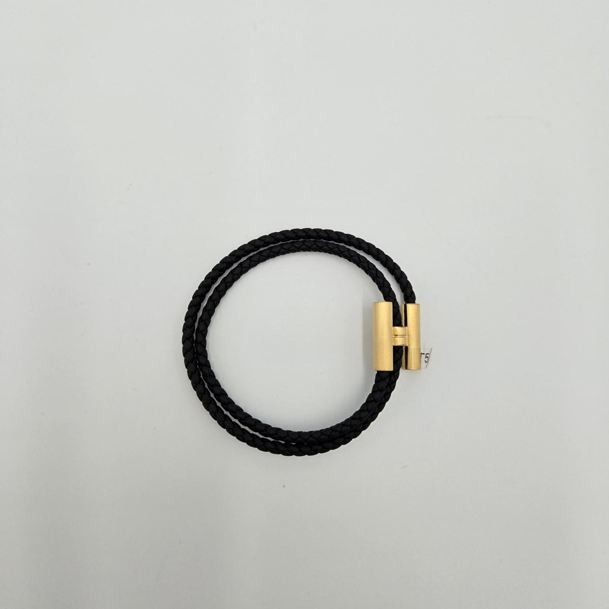 HERMES Men’s Tournis Tressee Bracelet Gold-Tone H068406FM