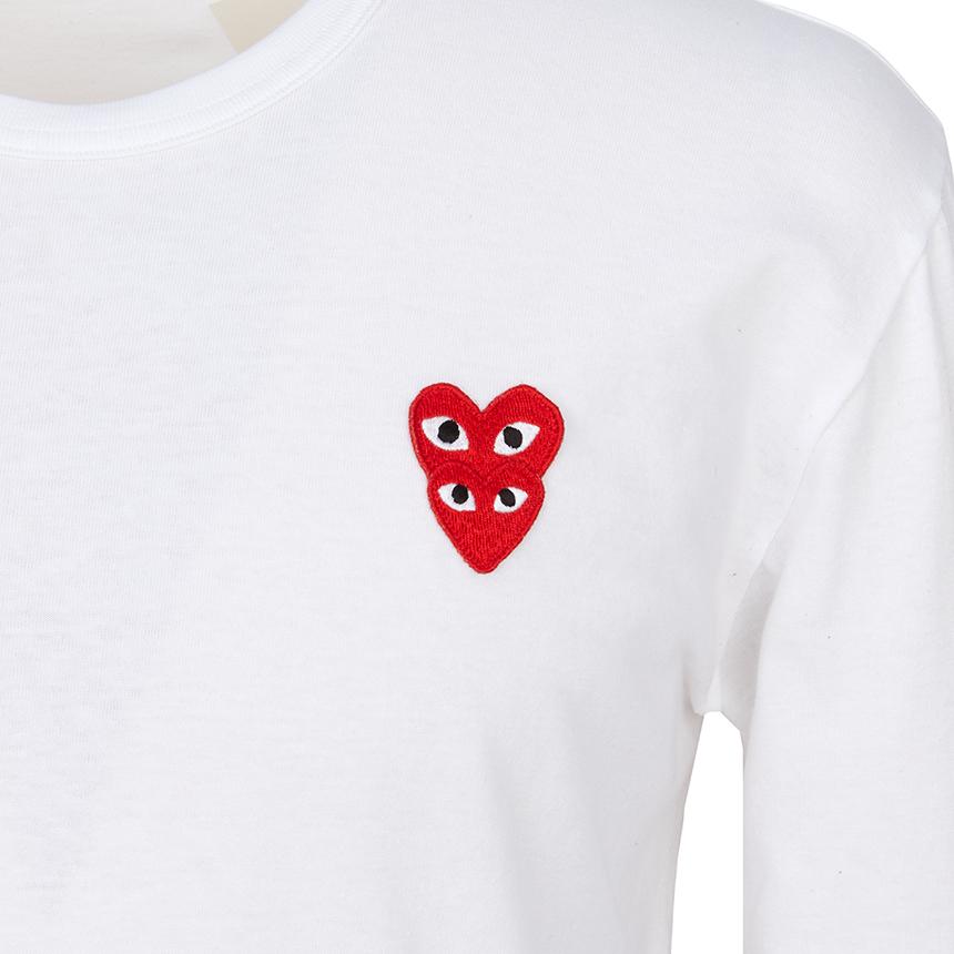 Comme des Garcons Double Wappen Long Sleeve Unisex T-Shirt AX T292 051 2