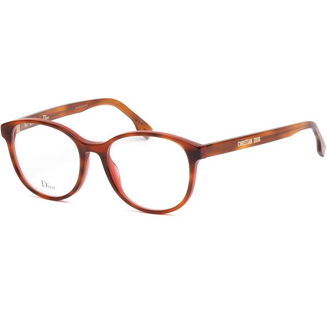 DIOR Acetate Horn-Rim Eyeglasses Unisex DIORETOILE1 65T